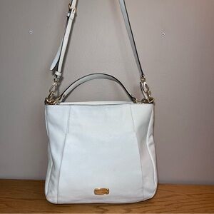 Michael Kors Hallie Large Leather Shoulder Tote/ Hobo Bag